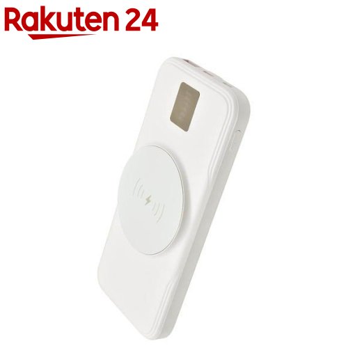 マグネット式モバイルバッテリー 10000mAh(1個)【OHM】