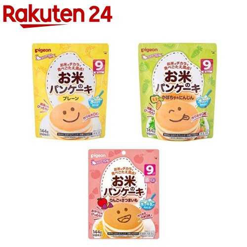 【1種類を選べる】ピジョン お米のパンケーキ(144g×3袋 or 6袋 or 12袋)【ピジョン】のサムネイル
