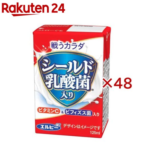 戦うカラダ シールド乳酸菌入り(24本入×2セット(1本125ml))【エルビー飲料】