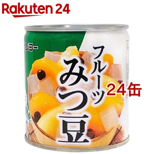 サンヨー フルーツみつ豆 EO5号(295g*24缶セット)