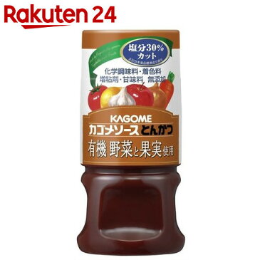 カゴメ とんかつソース 有機野菜と果実使用 160ml