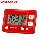リズム時計 キャラクタークロック ハローキティ 赤 8RZ095RH01【楽天24】