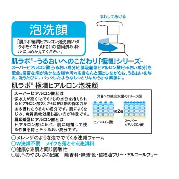 肌研 極潤 ヒアルロン泡洗顔 つめかえ用 140ml