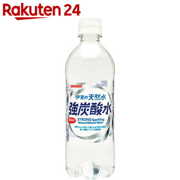 サンガリア 伊賀の天然水強炭酸水 500ml×24本