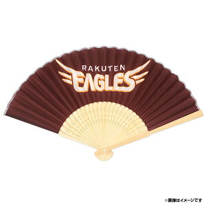 楽天イーグルス EAGLESロゴ扇子 ver.1《クリムゾン》