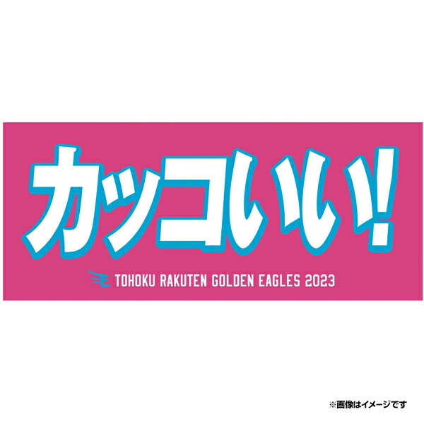 楽天楽天イーグルスオンラインショップ【イヌワシ・ザ・バーゲン】2023メッセージタオ「カッコいい！」《楽天イーグルス》