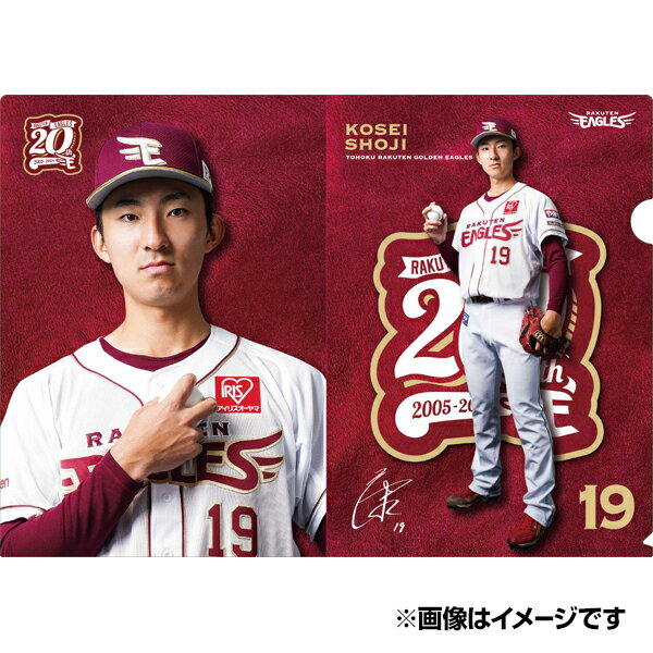 【イヌワシ・ザ・バーゲン】【球団創設20周年記念】20thロゴ クリアファイル│#19荘司康誠《楽天イーグルス》