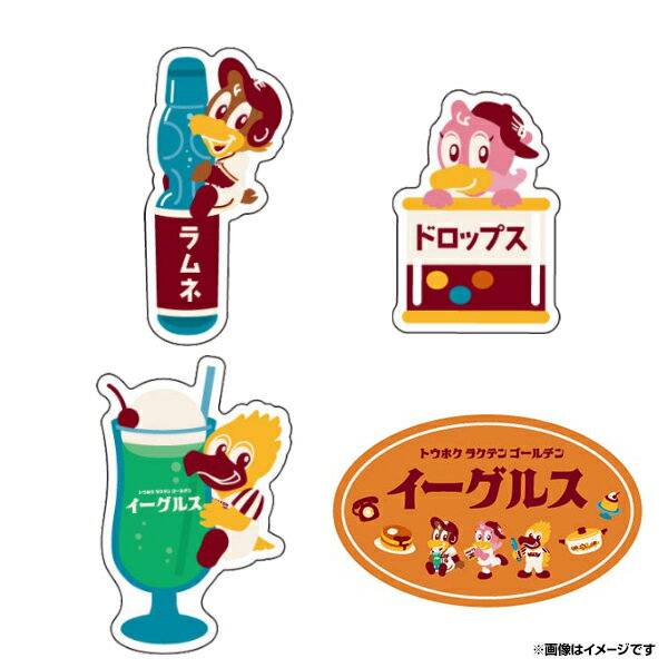 【イーグルスレトロ】レトロ喫茶│ステッカーセットC《楽天イーグルス》