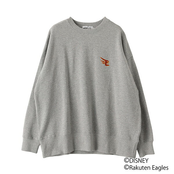 Disney&Baseball｜ミッキートレーナー〈グレー〉［S・M・L・XL］《楽天イーグルス》のサムネイル