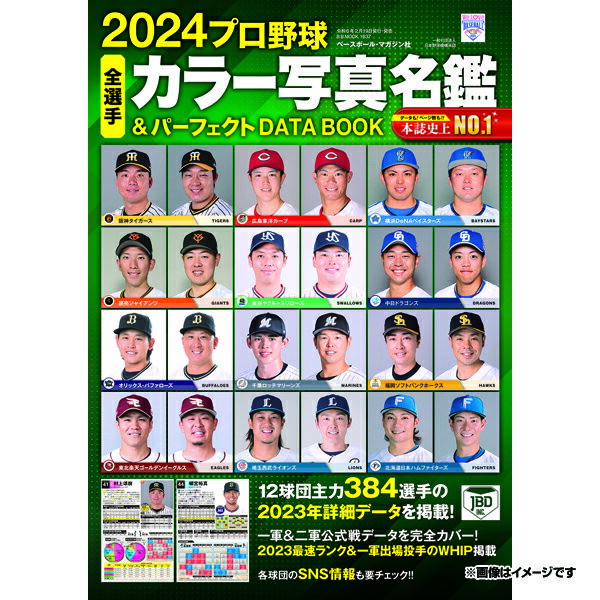 ベースボールマガジン社 2024プロ野球カラー写真名鑑 パーフェクトデータブック《楽天イーグルス》