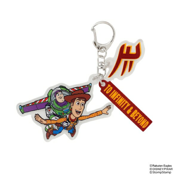 [TOY STORY 30th design Baseball Collection] キーホルダーW&B《楽天イーグルス》【トイストーリー】のサムネイル