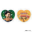 2025ハート型応援うちわ風ステッカーセット│#6村林一輝《楽天イーグルス》