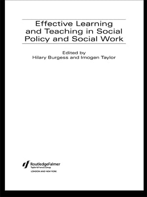 Effective Learning and Teaching in Social Policy and Social Work