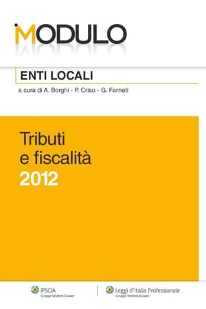 Modulo Enti locali Tributi e fiscalità