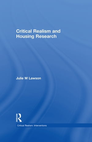 Critical Realism and Housing Research