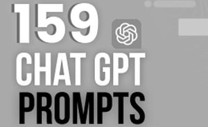 159 CHAT GPT Prompts