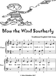 Blow the Wind Southerly Beginner Piano Sheet Music【電子書籍】[ Traditional Folk Song ]