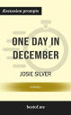 ＜p＞＜strong＞In One Day in December, Josie Silver tells the story of Laurie. She was pretty sure that love, at first sight, is not real and does not exist anywhere but the movies. However, on one snowy December day, she sees a man through a misted-up bus window. She knew instantly that he is the one. Their eyes met. It was a moment of pure magic until her bus drives away. She was certain that they're fated to find each other again. Laurie then spends a year scanning through every bus stop and cafe in London for her to find him. But she couldn't find him, not when it matters anyway. Instead, she saw him at the time she least expected. They reunited at a Christmas party when her best friend Sarah would giddily introduce Laurie to her new boyfriend. It's the man from the bus, Jack. What followed is a decade of friendship, missed opportunities, heartbreak, roads not taken, and destinies reconsidered.＜/strong＞＜/p＞ ＜p＞＜strong＞In this comprehensive look into＜/strong＞ ＜strong＞One Day in December: A Novel by Josie Silver,＜/strong＞ ＜strong＞you'll gain insight with this essential resource as a guide to aid your discussions. Be prepared to lead with the following:＜/strong＞＜/p＞ ＜ul＞ ＜li＞＜strong＞Discussion aid which includes a wealth of prompts and information＜/strong＞＜/li＞ ＜li＞＜strong＞Overall plot synopsis and author biography＜/strong＞＜/li＞ ＜li＞＜strong＞Thought-provoking discussion questions for a deeper examination＜/strong＞＜/li＞ ＜li＞＜strong＞Creative exercises to foster alternate “if this was you” discussions＜/strong＞＜/li＞ ＜/ul＞ ＜p＞＜strong＞And more!＜/strong＞＜/p＞ ＜p＞＜strong＞Disclaimer: This is a companion guide based on the work One Day in December: A Novel by Josie Silver and is not affiliated to the original work or author in any way. It does not contain any text of the original work. If you haven’t purchased the original work, we encourage you to do so first.＜/strong＞＜/p＞画面が切り替わりますので、しばらくお待ち下さい。 ※ご購入は、楽天kobo商品ページからお願いします。※切り替わらない場合は、こちら をクリックして下さい。 ※このページからは注文できません。