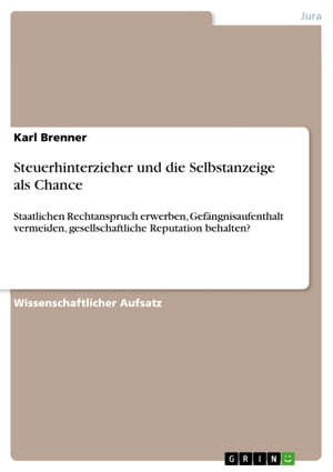 Steuerhinterzieher und die Selbstanzeige als Chance