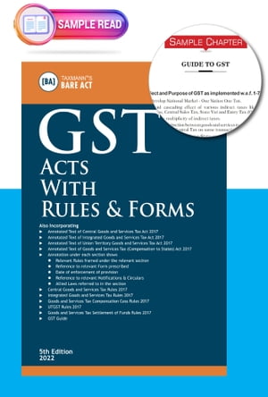 Taxmann's GST Acts with Rules & Forms