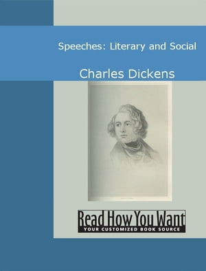 Speeches: Literary And Social