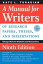 A Manual for Writers of Research Papers, Theses, and Dissertations, Ninth Edition