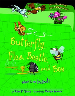 Butterfly, Flea, Beetle, and Bee