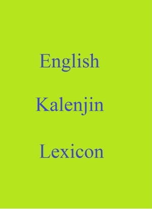 English Kalenjin Lexicon