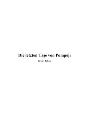 Die letzten Tage von Pompeji【電子書籍】[ Edward Bulwer ]