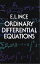 Ordinary Differential Equations