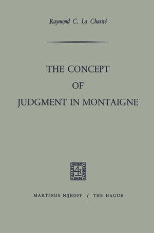 The Concept of Judgment in Montaigne