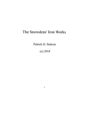 The Snowden's Iron Works