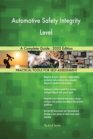 ＜p＞What is the greatest challenge your organization currently faces concerning reuse of components together with evidence and/or safety arguments? Why is the minimum distance (safety distance) required and which factors play a role here? What is a safety-related system? Where do you place the emergency breakdown safety devices? What is the reliability/safety consequence of the failure?＜/p＞ ＜p＞Defining, designing, creating, and implementing a process to solve a challenge or meet an objective is the most valuable role… In EVERY group, company, organization and department.＜/p＞ ＜p＞Unless you are talking a one-time, single-use project, there should be a process. Whether that process is managed and implemented by humans, AI, or a combination of the two, it needs to be designed by someone with a complex enough perspective to ask the right questions. Someone capable of asking the right questions and step back and say, 'What are we really trying to accomplish here? And is there a different way to look at it?'＜/p＞ ＜p＞This Self-Assessment empowers people to do just that - whether their title is entrepreneur, manager, consultant, (Vice-)President, CxO etc... - they are the people who rule the future. They are the person who asks the right questions to make Automotive Safety Integrity Level investments work better.＜/p＞ ＜p＞This Automotive Safety Integrity Level All-Inclusive Self-Assessment enables You to be that person.＜/p＞ ＜p＞All the tools you need to an in-depth Automotive Safety Integrity Level Self-Assessment. Featuring 965 new and updated case-based questions, organized into seven core areas of process design, this Self-Assessment will help you identify areas in which Automotive Safety Integrity Level improvements can be made.＜/p＞ ＜p＞In using the questions you will be better able to:＜/p＞ ＜p＞- diagnose Automotive Safety Integrity Level projects, initiatives, organizations, businesses and processes using accepted diagnostic standards and practices＜/p＞ ＜p＞- implement evidence-based best practice strategies aligned with overall goals＜/p＞ ＜p＞- integrate recent advances in Automotive Safety Integrity Level and process design strategies into practice according to best practice guidelines＜/p＞ ＜p＞Using a Self-Assessment tool known as the Automotive Safety Integrity Level Scorecard, you will develop a clear picture of which Automotive Safety Integrity Level areas need attention.＜/p＞ ＜p＞Your purchase includes access details to the Automotive Safety Integrity Level self-assessment dashboard download which gives you your dynamically prioritized projects-ready tool and shows your organization exactly what to do next. You will receive the following contents with New and Updated specific criteria:＜/p＞ ＜p＞- The latest quick edition of the book in PDF＜/p＞ ＜p＞- The latest complete edition of the book in PDF, which criteria correspond to the criteria in...＜/p＞ ＜p＞- The Self-Assessment Excel Dashboard＜/p＞ ＜p＞- Example pre-filled Self-Assessment Excel Dashboard to get familiar with results generation＜/p＞ ＜p＞- In-depth and specific Automotive Safety Integrity Level Checklists＜/p＞ ＜p＞- Project management checklists and templates to assist with implementation＜/p＞ ＜p＞INCLUDES LIFETIME SELF ASSESSMENT UPDATES＜/p＞ ＜p＞Every self assessment comes with Lifetime Updates and Lifetime Free Updated Books. Lifetime Updates is an industry-first feature which allows you to receive verified self assessment updates, ensuring you always have the most accurate information at your fingertips.＜/p＞画面が切り替わりますので、しばらくお待ち下さい。 ※ご購入は、楽天kobo商品ページからお願いします。※切り替わらない場合は、こちら をクリックして下さい。 ※このページからは注文できません。