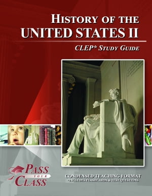 ＜p＞Our CLEP study guides are different! The United States History 2 CLEP study guide TEACHES you what you need to know to pass the CLEP test. This study guide is more than just pages of sample test questions. Our easy to understand study guide will TEACH you the information. We've condensed what you need to know into a manageable book - one that will leave you completely prepared to tackle the test. This study guide includes sample test questions that will test your knowledge AND teach you new material. Your United States History 2 CLEP study guide also includes flashcards that are bound into the back of the book. Use these to memorize key concepts and terms. Anyone can take and pass a CLEP test. What are you waiting for? ****Testimonials****Thank you so much for compiling all of these study guides -- they sure save a lot of studying time. This is the 3rd CLEP review book that I've bought from you and I passed my other 2 exams on the first attempt so I'm optimistic about this exam. -Jill****Hi, I've passed 3/4 Clep's so far and with this book hopefully I'll make it 4/5. - Timothy S.**** My name is Amy and I purchased several pass your class study guides over the past two years they are awesome!!!! I recommend you guys to everyone and since I found you I think I have saved 5 friends at University of Phoenix at least 5000 dollars in over priced general education classes! everyone loves you guys! Its awesome I was able to almost finish my bachelors in 24 months instead of 60 months simply by taking all my gen ed classes using you guys via DANTES and CLEP! Thanks, - Amy N.****＜/p＞画面が切り替わりますので、しばらくお待ち下さい。 ※ご購入は、楽天kobo商品ページからお願いします。※切り替わらない場合は、こちら をクリックして下さい。 ※このページからは注文できません。