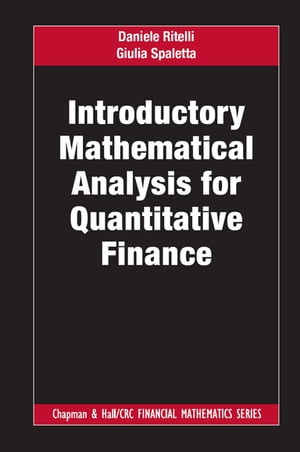 ŷKoboŻҽҥȥ㤨Introductory Mathematical Analysis for Quantitative FinanceŻҽҡ[ Daniele Ritelli ]פβǤʤ9,279ߤˤʤޤ