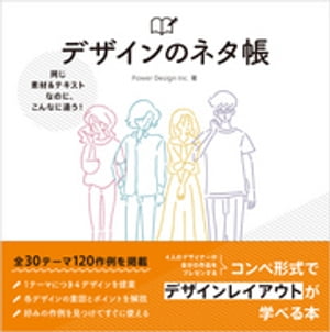 同じ素材＆テキストなのに、こんなに違う！　デザインのネタ帳