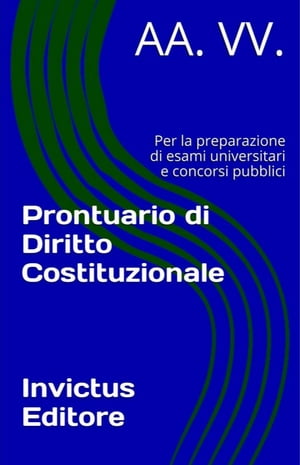 Prontuario di Diritto Costituzionale