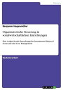 Organisatorische Steuerung in sozialwirtschaftlichen Einrichtungen Eine vergleic...