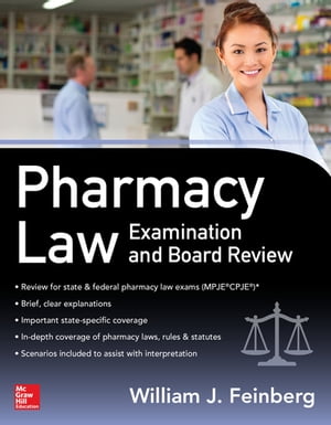 Pharmacy Law Examination and Board ReviewŻҽҡ[ William Feinberg ]
