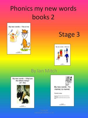 Phonics My New Words Books 2