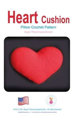 Heart Cushion Pillow Crochet Pattern