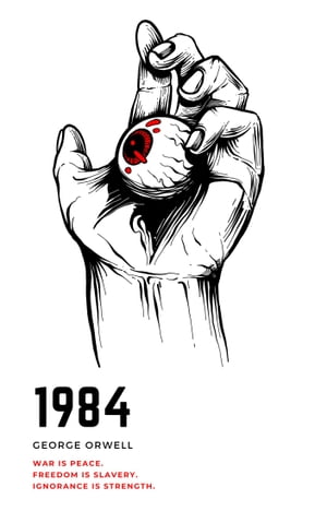 1984 (Illustrated) Nineteen Eighty Four - A Dyst