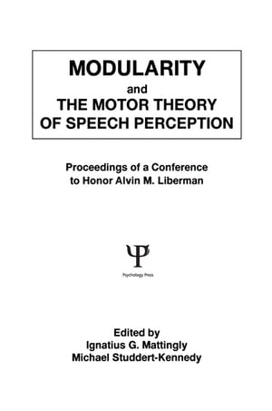 Modularity and the Motor theory of Speech Perception