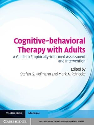 Cognitive-behavioral Therapy with Adults