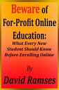 ŷKoboŻҽҥȥ㤨Beware of For-Profit Online Education: What Every New Student Should Know Before Enrolling OnlineŻҽҡ[ David Ramses ]פβǤʤ335ߤˤʤޤ