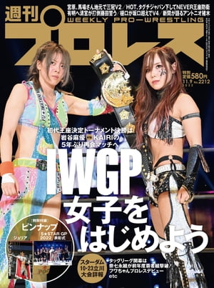 週刊プロレス 2022年 11/9号 No.2212