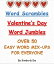 Word Scrambles: Over 50 Valentine's Day Word Jumbles