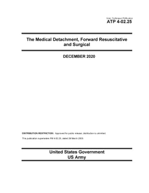 Army Techniques Publication ATP 4-02.25 The Medical Detachment, Forward Resuscitative and Surgical December 2020