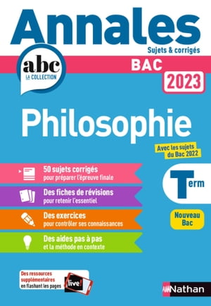 Annales BAC 2023 - Philosophie Tle