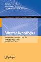 Software Technologies 16th International Confere